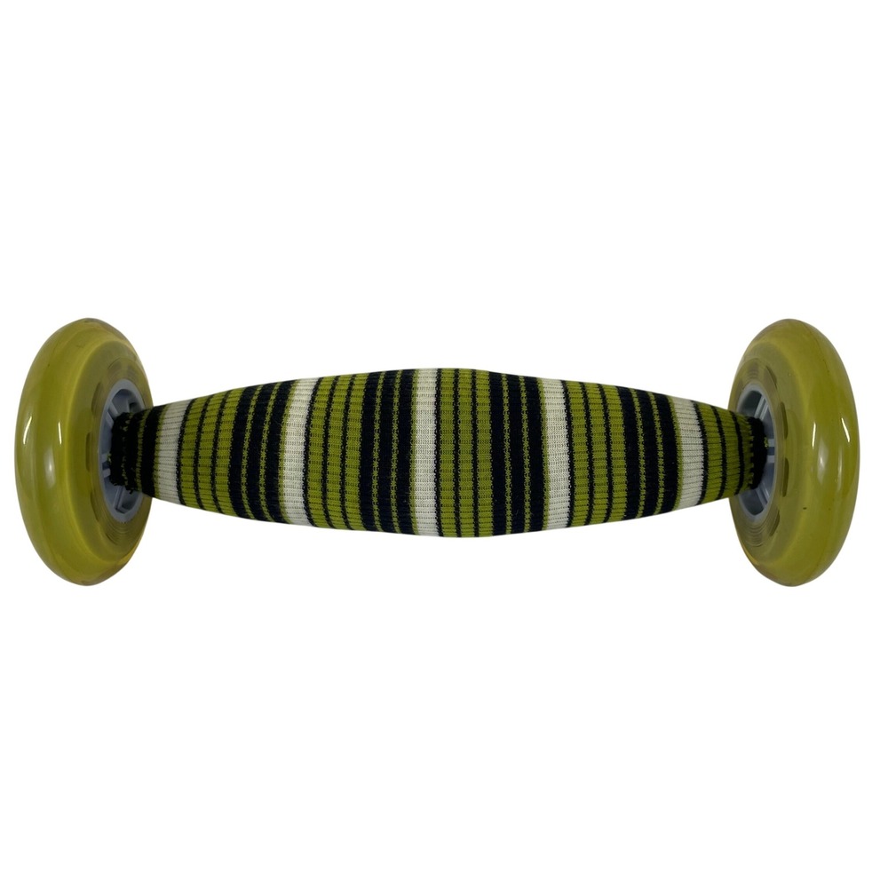 TriggerPoint TP Therapy QuadBaller Deep Tissue Massage Roller Green Striped
